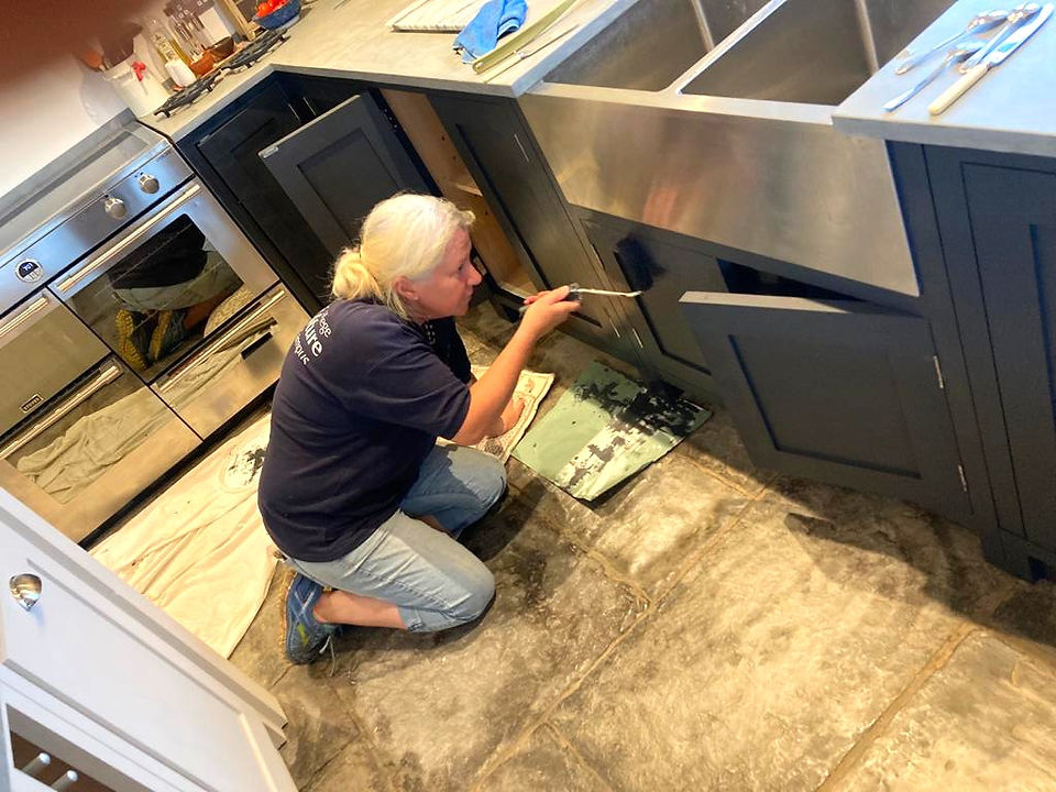 Painting the kitchen