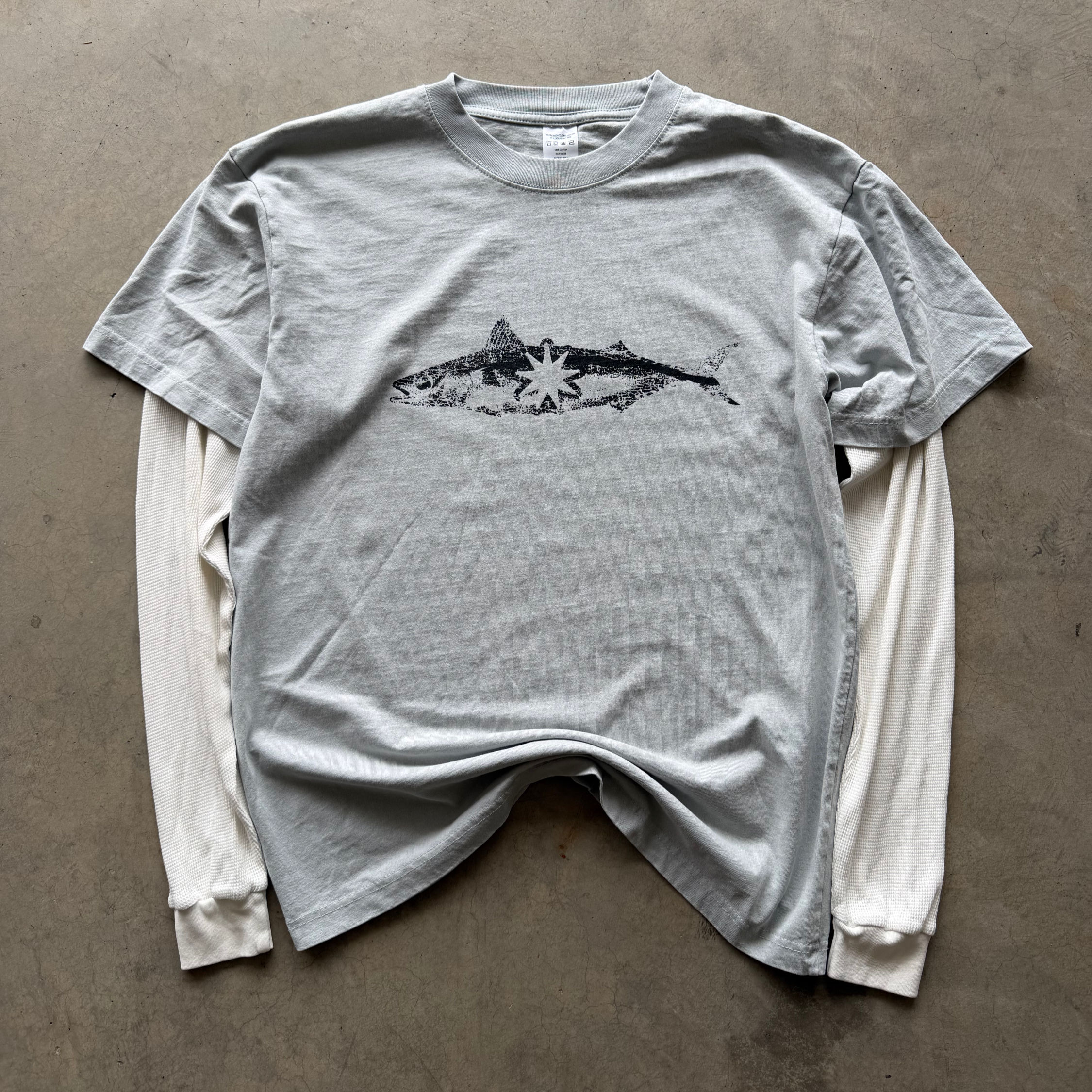 Mack layered 2fer shirt