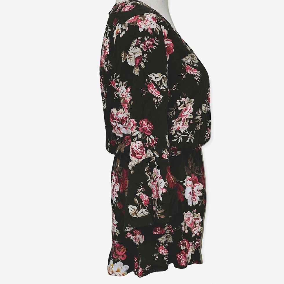 Thumbnail: Green Floral Romper