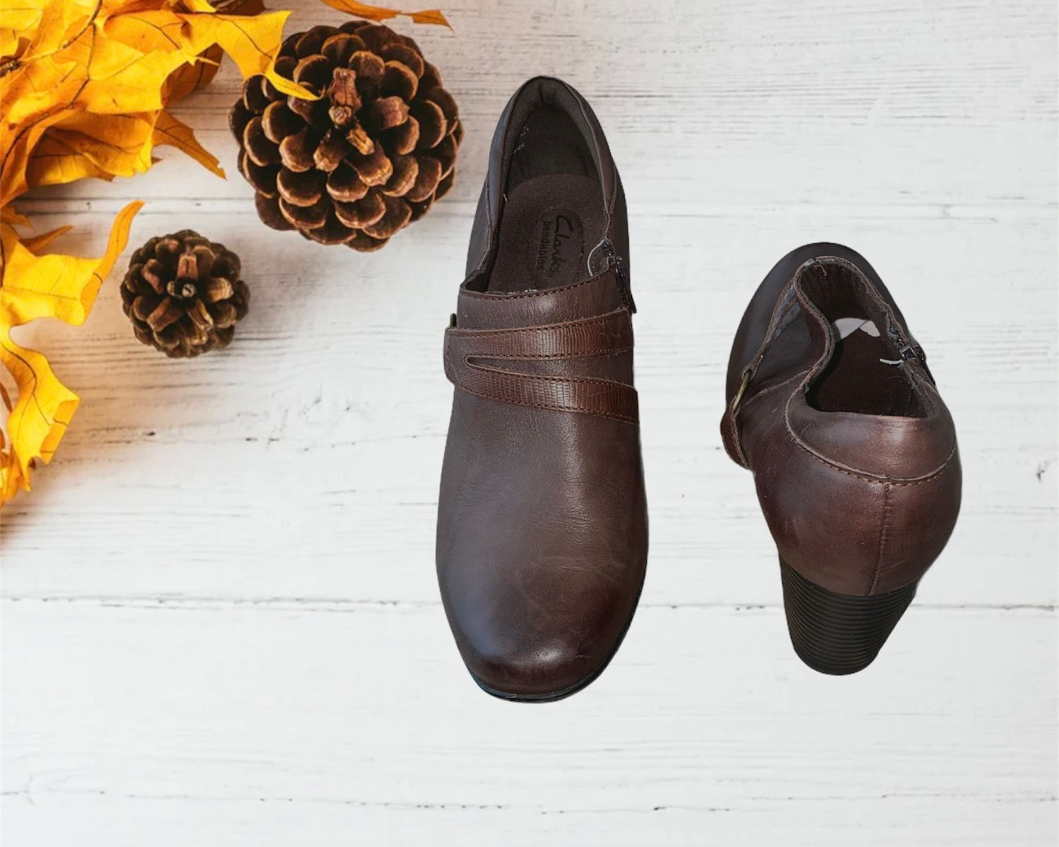 Woman’s clog heels