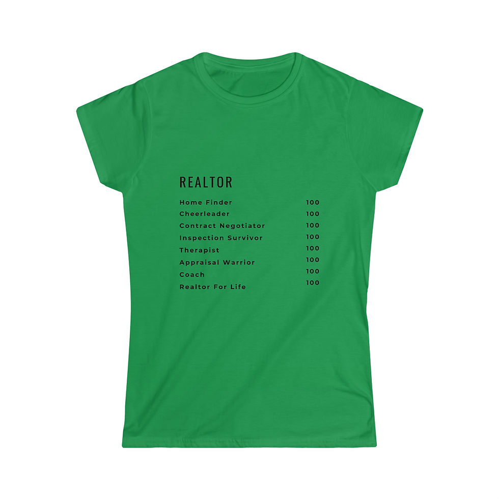 Thumbnail: Women's Realtor Ingredients T-shirt 