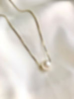 Thumbnail: VICTORIA  - Akoya Cultured Pearl Single Pearl Pendant in SV925 Gold plated