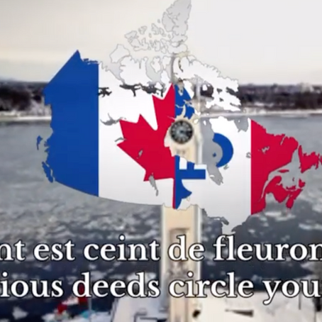 Ô Canada - Anthem of Canada in Québécois (RARE)