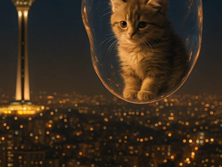 Cat Bubble.
