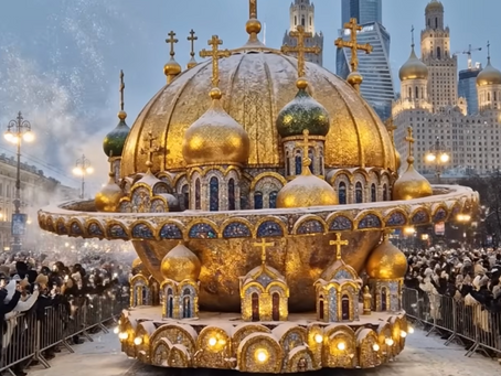 Russian Orthodox Christmas 2026 Moscow – Midnight Liturgy & Bells 4K