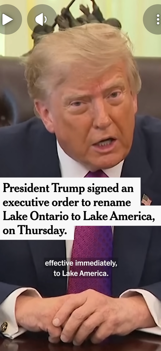 Trump's 'Lake America' 