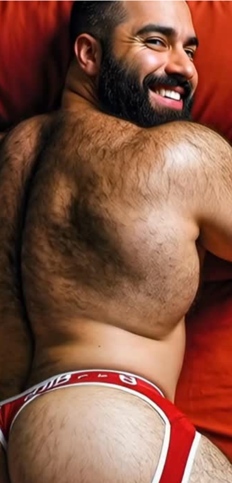 Sexy Bear Boy in Red