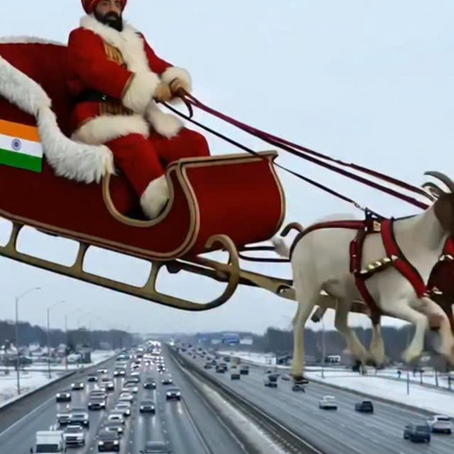 Indian Santa arrested in Canada - FUNNY