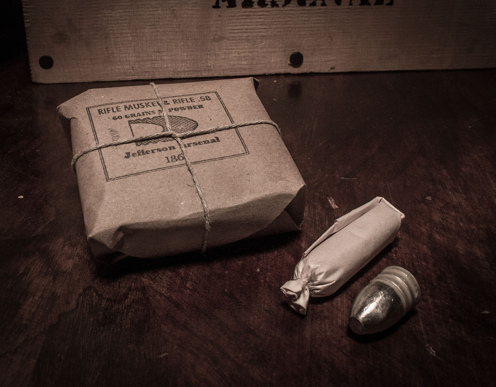 Thumbnail: Pre-constructed .58cal Minié Cartridges, 10rds