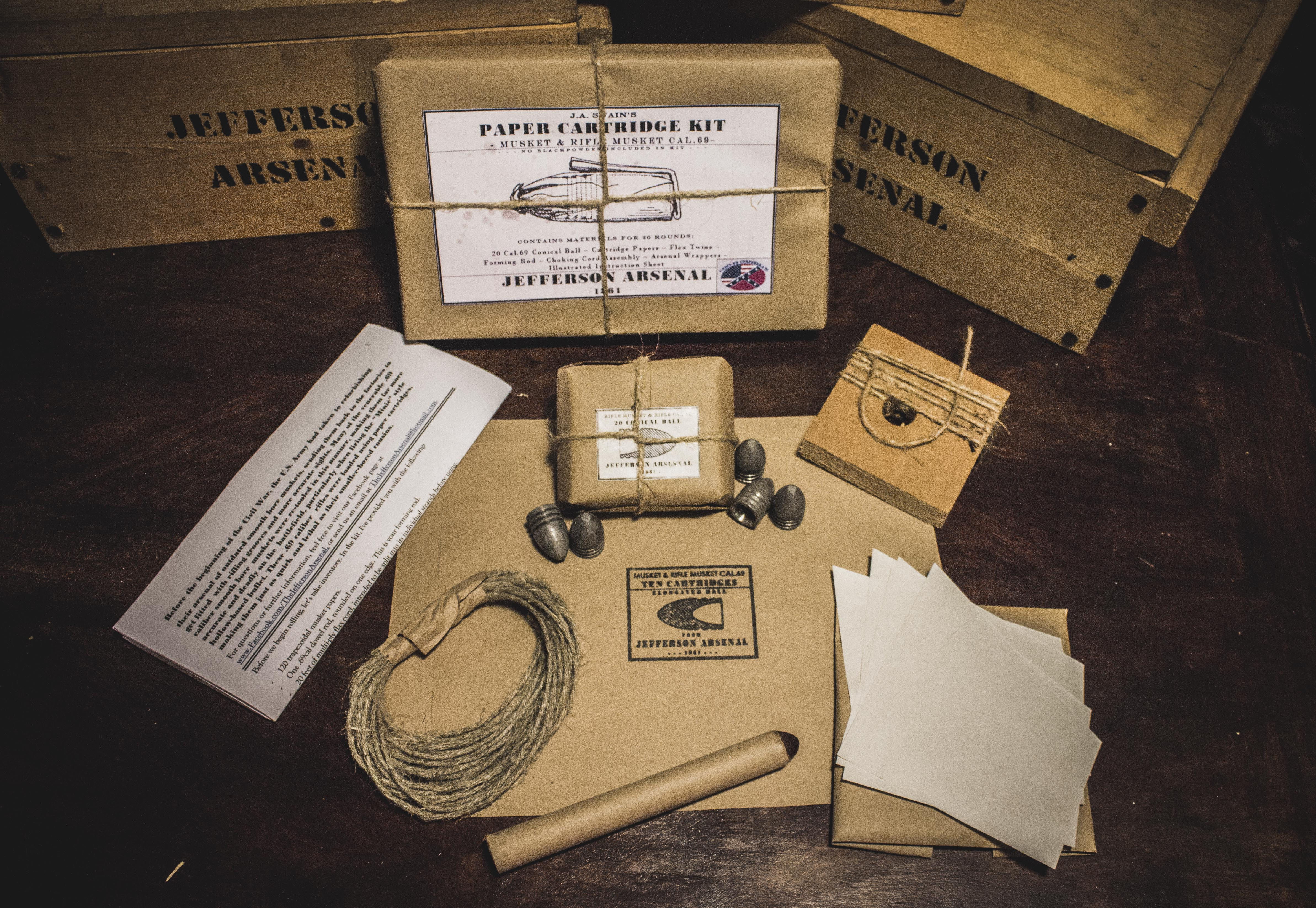 Cartridge Kit, .69cal Minié, 20rds