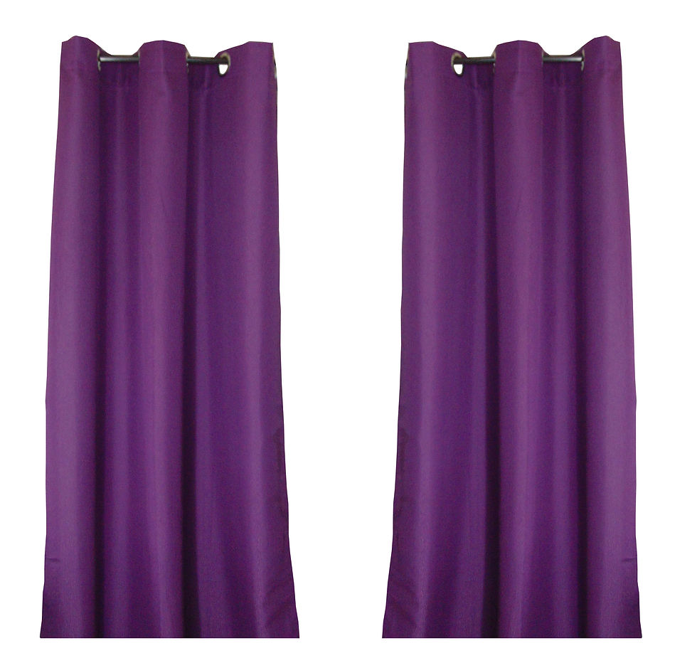Miniatura: Cortina Room Darkening Deco Morado Crackr 135 x 220 cm