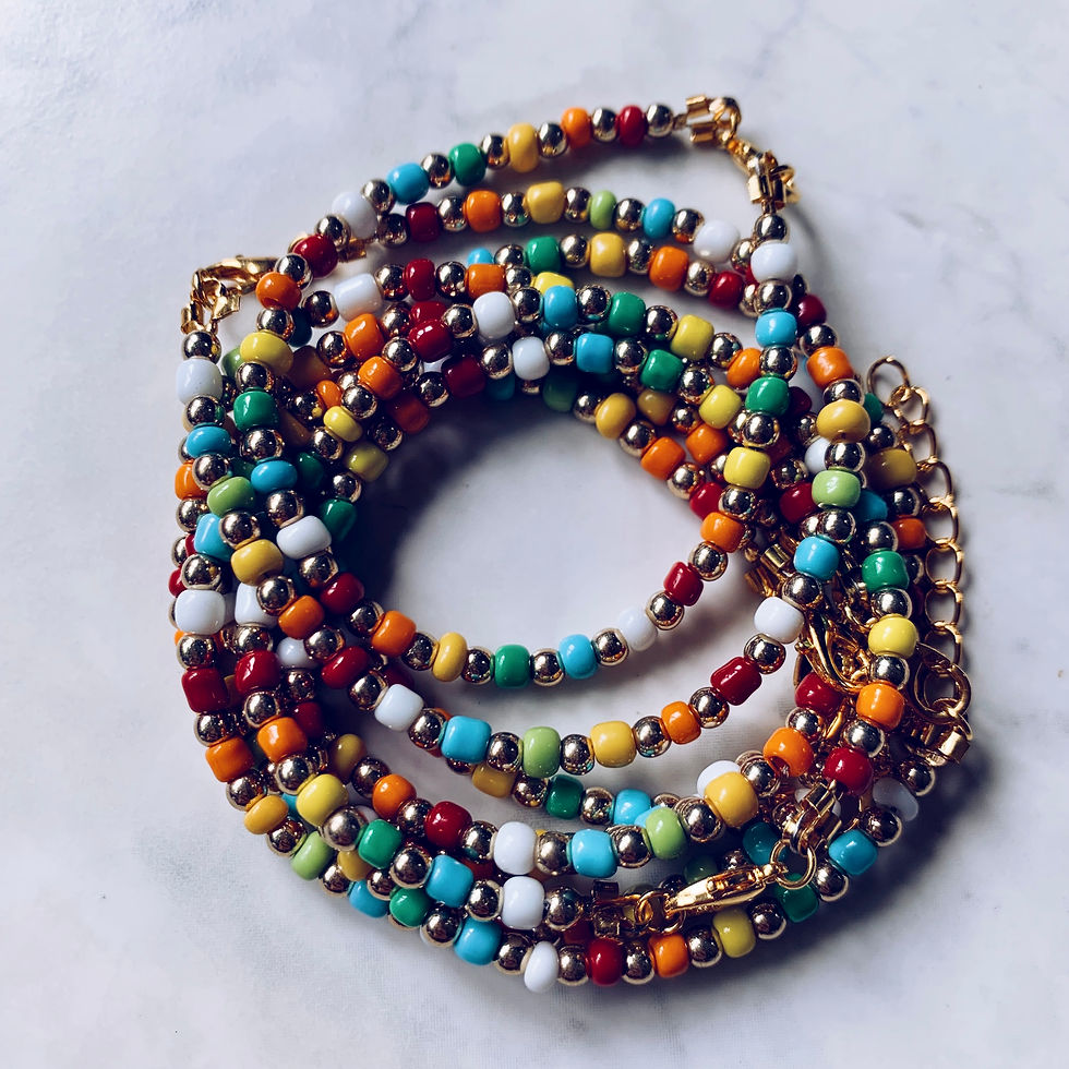 Thumbnail: Golden Rainbow Bracelet