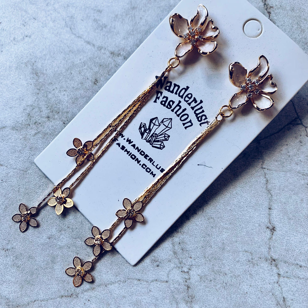 Thumbnail: Weeping Blossom Earrings