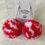 Thumbnail: V Day Camo Pom Pom Earrings
