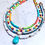 Thumbnail: Rainbow Daisy Beaded Necklace