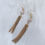 Thumbnail: Zirconia Fringe Earrings