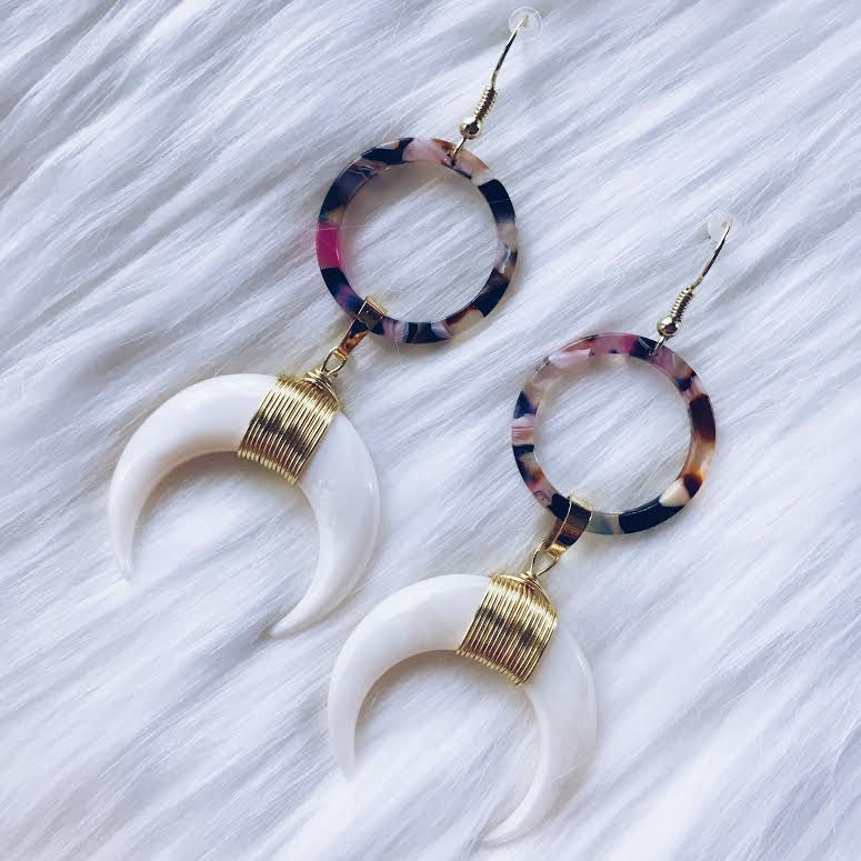 Horny Hoop Earrings