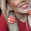 Thumbnail: Peppermint Pom Pom Earrings