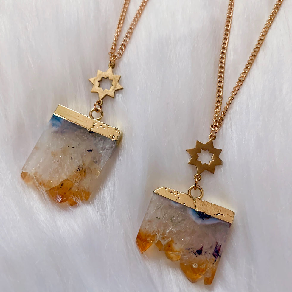 Thumbnail: Citrine Star Necklace