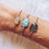 Thumbnail: Adjustable Larimar Bracelet