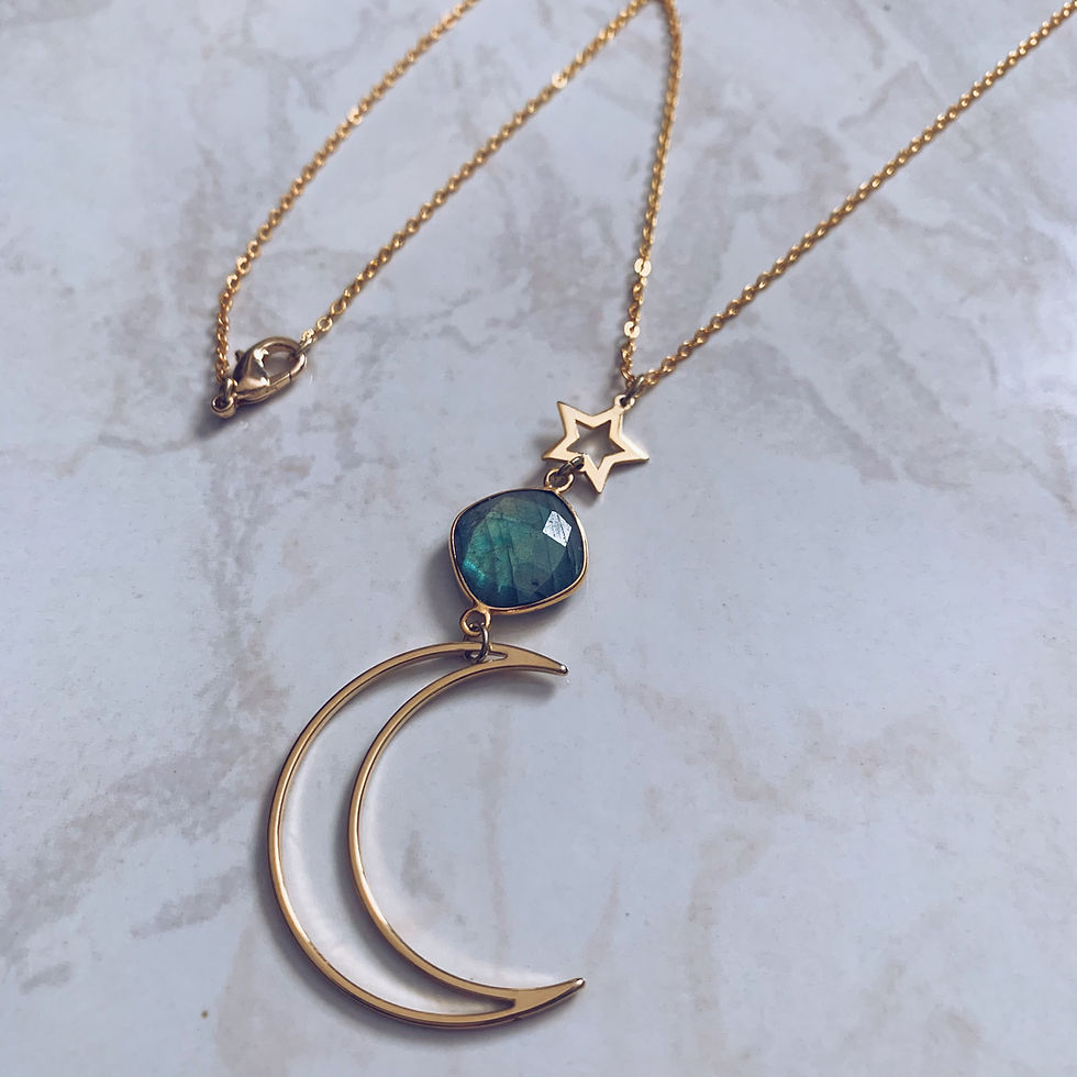 Thumbnail: Labradorite Luna Necklace