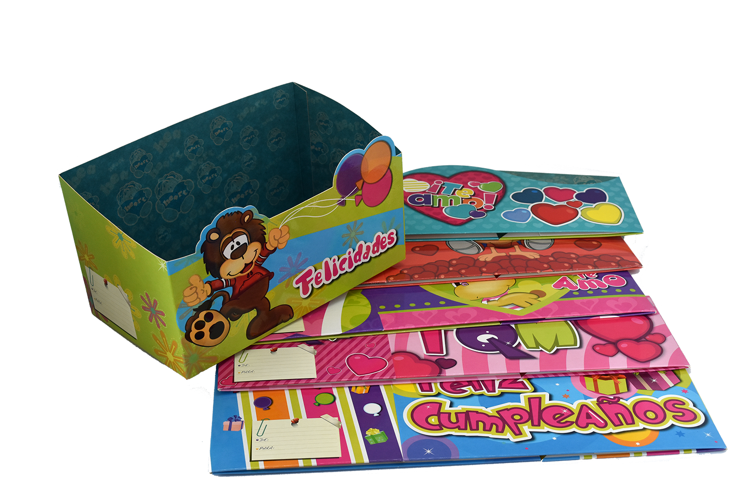 CAJA MEDIANA MENSAJE ( paquete )