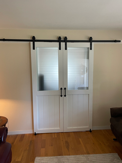 Frosted Glass Double White