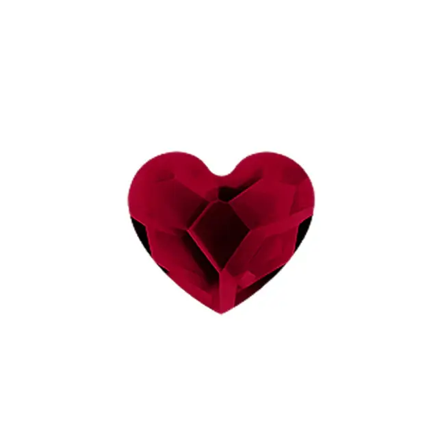 CH3085-CH3096 January to December Heart Birthstone Swarovski Crystals