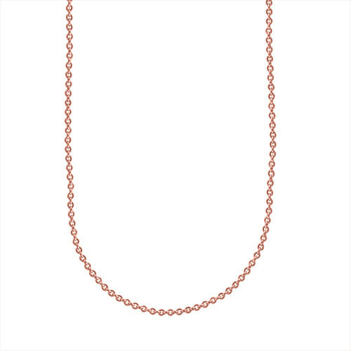 CR2006 Rose Gold 16" CORE Sterling Delicate Cable Chain