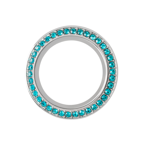 Thumbnail: LK3008 Medium Silver Wrap Bracelet Locket  (Select Face)