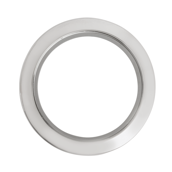 BZ4075 Large Plain Silver Twist Locket