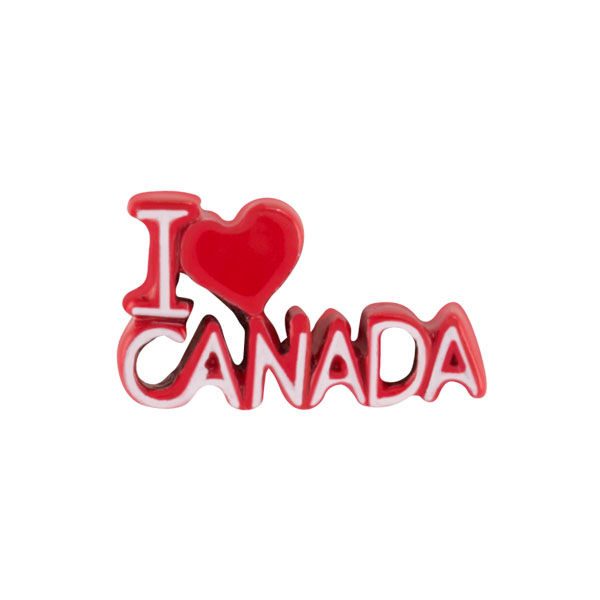 CH1482 - Red I Heart Canada Charm