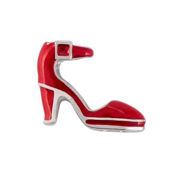 CH3207 Red High Heel Shoe Charm