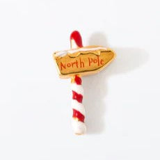 CH4320 Elf On The Shelf North Pole Sign Charm