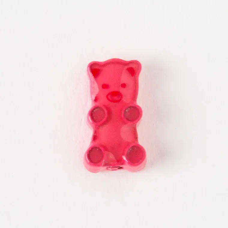 CH3802 - HTF Pink Gummy Bear Charm