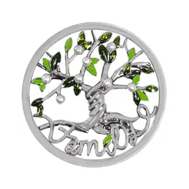 WN1061 - Large Silver Tree Of Life Window Plate