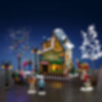 Wally's Winter Skate Shop Set - Lemax 66711