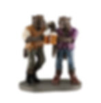 Wolf Pack Cheers - Lemax Spooky Town 62606