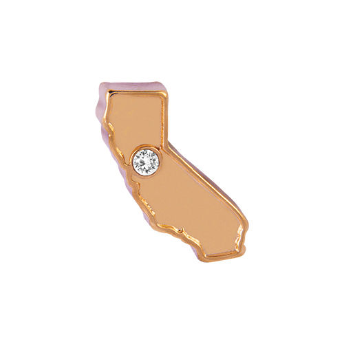 CH1441 - Gold California Charm