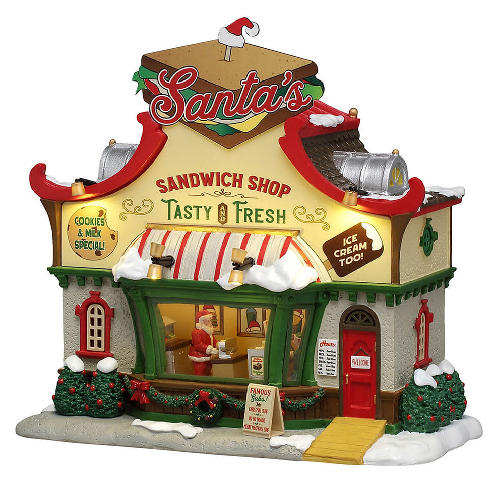 Santa's Sandwich Shop - Lemax 65570