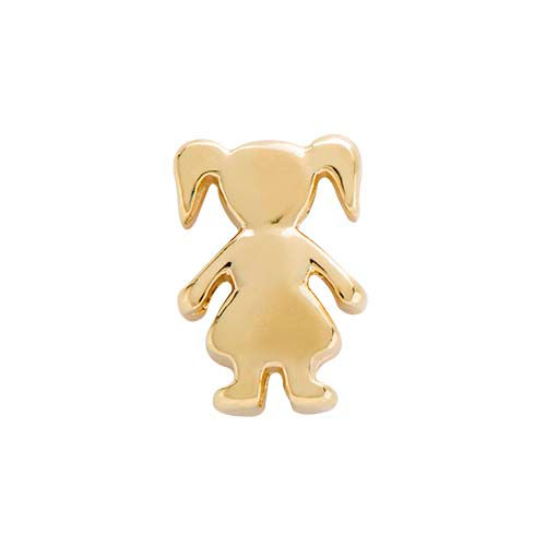 CH6057 Plain Gold Girl Charm