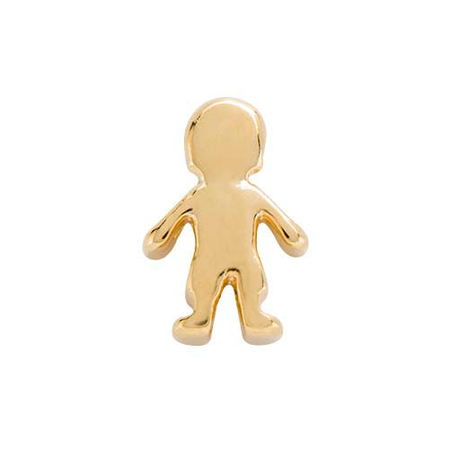 CH6054 Plain Gold Boy Charm