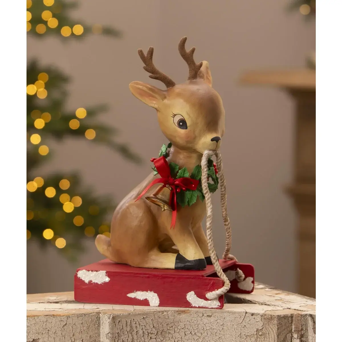 Reindeer on Sled - Bethany Lowe TJ3318