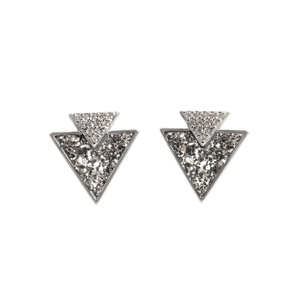 ER3090 Druzy Crystal Stud Earrings