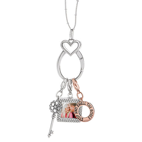 PN1002 Silver Heart Charm/Dangle Catcher Pendant