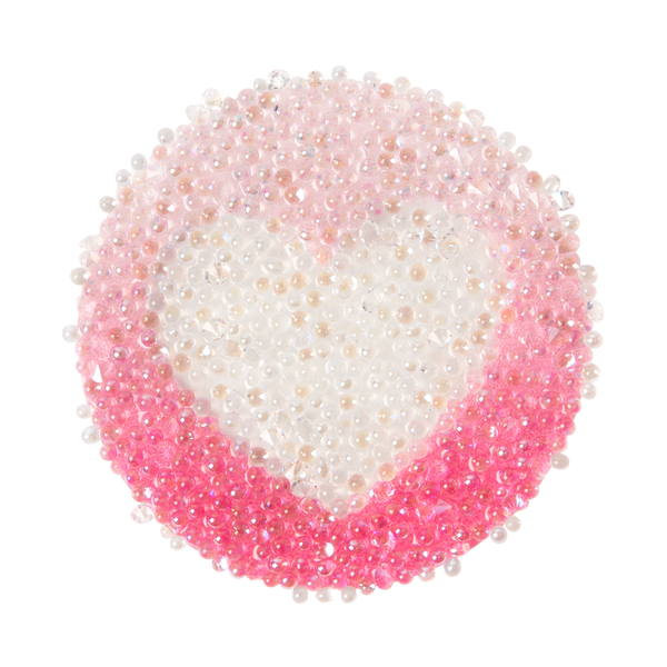 PCS003 Large Mesh Ombre Heart Valentine's Day Plate