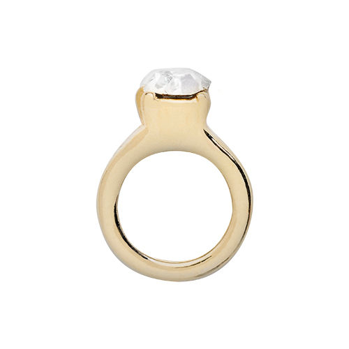 CH9032 - Gold Wedding Ring Charm
