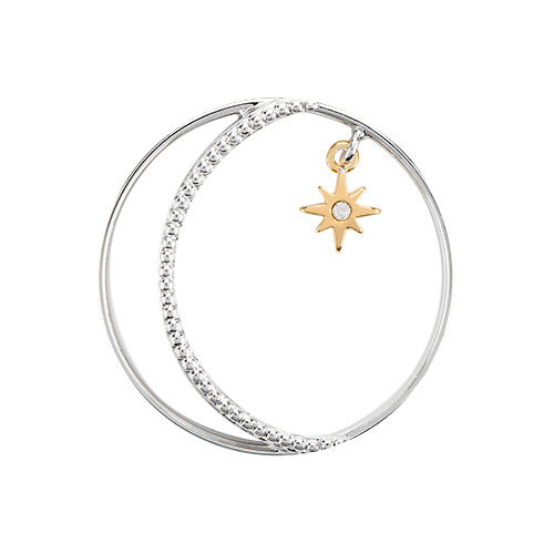 WN1021 - Silver & Gold Star & Moon Window Plate