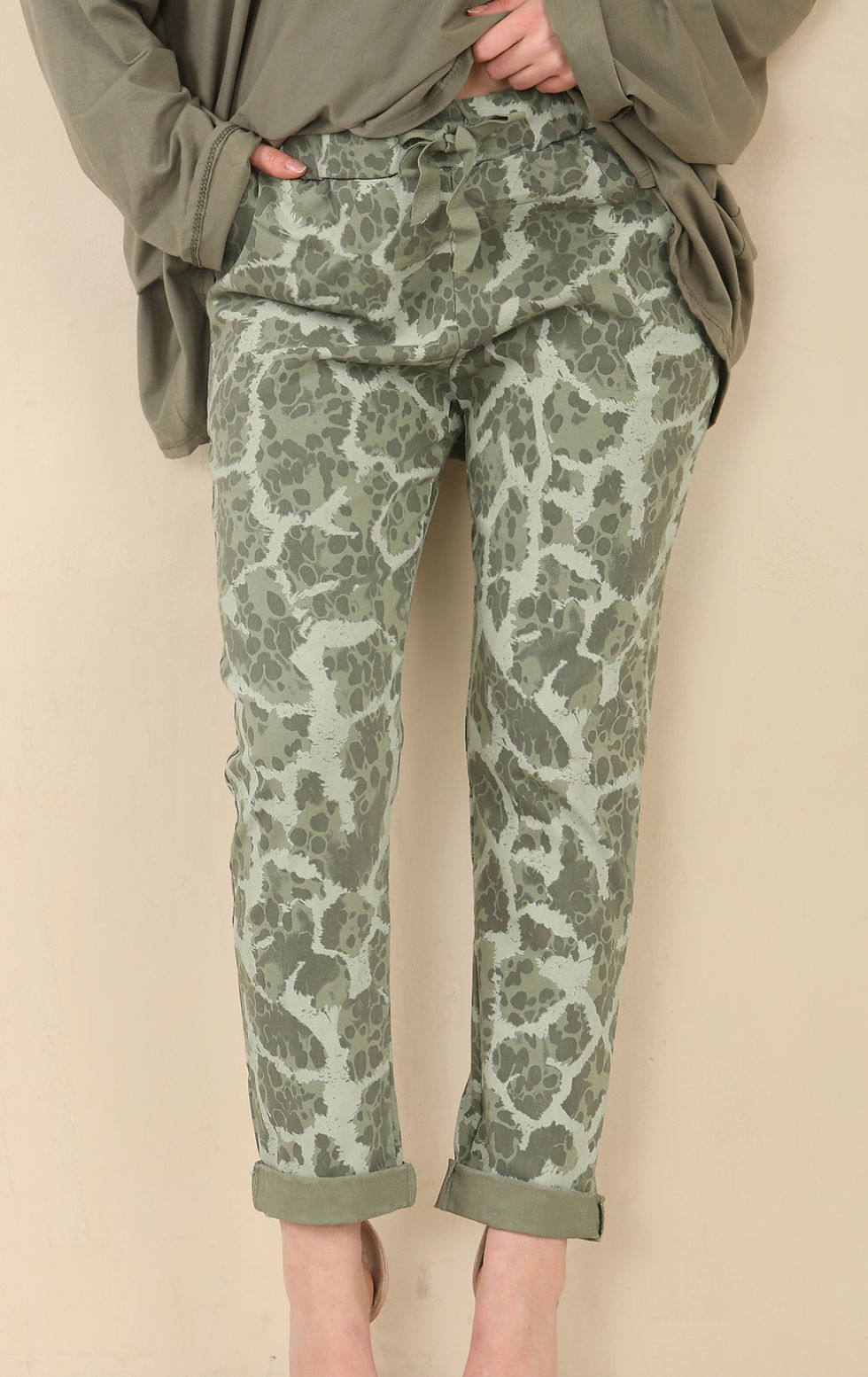 Thumbnail: Abstract Animal Print Magic Pants
