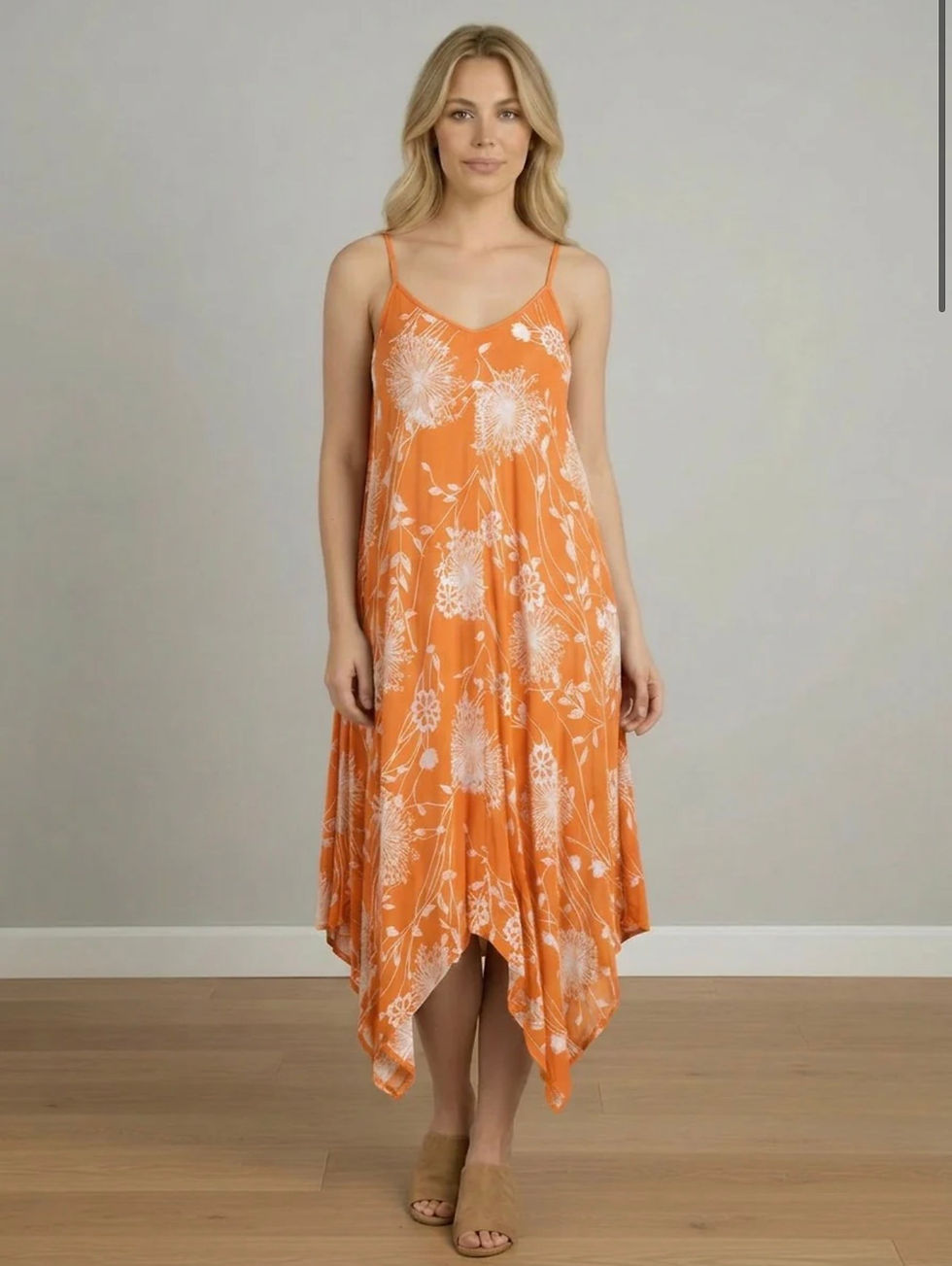 Thumbnail: Bohemian Floral Print Cami Sundress